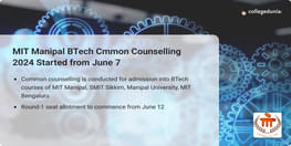 MIT Manipal BTech  Counselling Registration